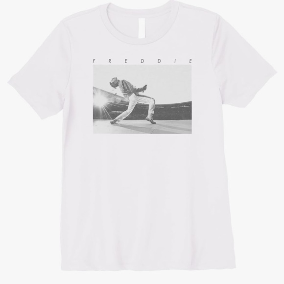 Port and Company Tops - Freddie Mercury Official Howl Stage Icon Photo Premium T-Shirt. Size small.